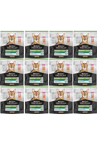 Proplan Sterilised Somon Kısır Kedi Maması 12 x 400 G Proplan Sterilised Somon Kısır Kedi Maması 12 x 400 G