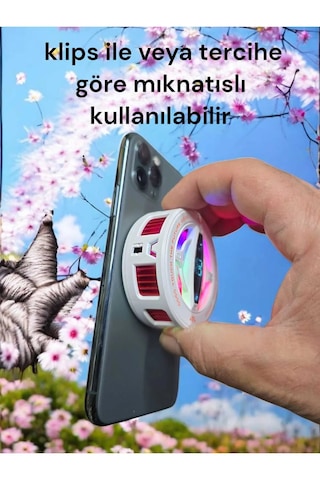 K26 Magsafe Destekli Güçlü Telefon Soğutucu Radyatör Kablolu