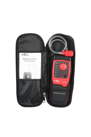 Hallow Smart Sensor Taşınabilir Propan Metan Ve Doğal Gaz Kaçak Dedektörü Siyah