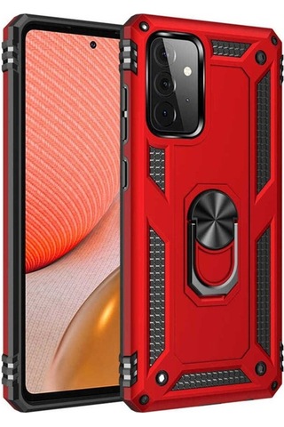 Galaxy Uyumlu A52 Kılıf Zore Vega Kapak Kırmızı