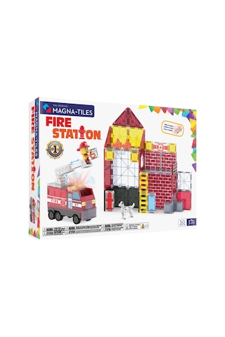 Magna-tıles - Fire Station - 50 Parça
