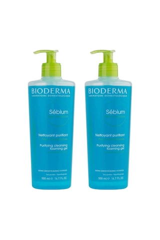 Bioderma Sebium Foaming  Karma ve Yağlı Ciltler İçin Temizleme Jeli 2 x 500 ML