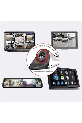 Createtech Araba Arka Görüş Kamerası Kör Nokta Hd Ahd 1080p Geri Vites Koruması