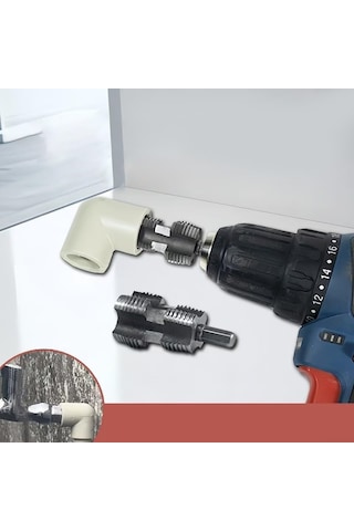 Aee Plastik Su Borusu İç Diş Açma Matkap Ucu 1/2 & 3/4 Pprc Pvc Boru İç Diş Kılavuzu Matkap Uyumlu Diş Açma Aparatı Tesisat Tamir Montaj Aleti