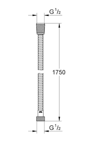 Grohe Relexaflex Metal Duş Hortumu 175 Cm - 28139001 Gri