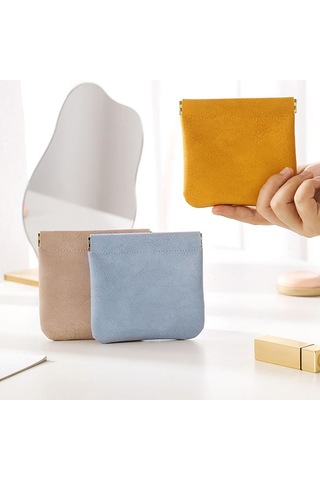 Ruj Kesesi Deri Kablo Düzenleyici Çanta Sızdırmazlık Paraları Tuşlar Organizatör Çantası