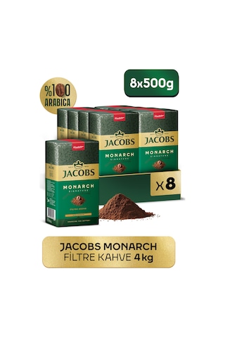 Jacobs Monarch Filtre Kahve 4'lü 2 x 500 G