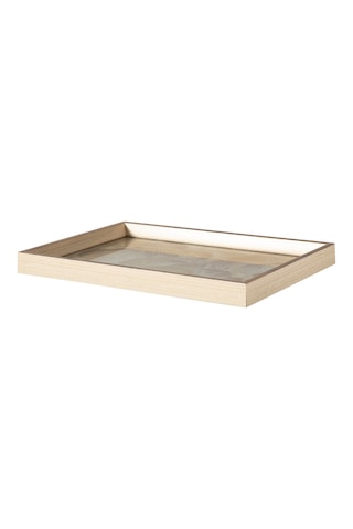 Mudo Home Shıne Dekoratif Tepsi 31x42 Cm Krem