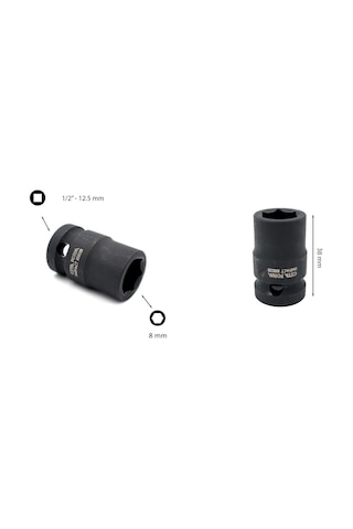 Ceta Form 8 Mm 1/2 6 Köşe Havalı Lokma Anahtar C62-h08