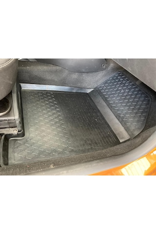 Turkmenaksesuar Dacia Duster Refref 4D Havuzlu Kauçuk Paspas 2018 Ve Üstü Siyah