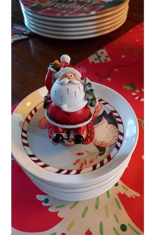 Noel Baba Minik Polyester 9x4 Cm 2 Li
