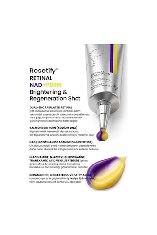 Resetify Retinal %0,2 Shot Nad + Pdrn Tightening Dual Krem 40 RESETIFY.003
