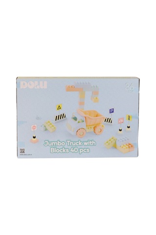 5219 Oyuncak Jumbo Kamyon Ve Bloklar 40 Parça Standart