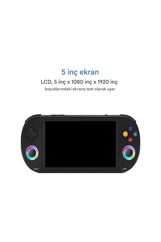 M22p 5 İnç Taşınabilir Rgb Retro Joystick Gamepad
