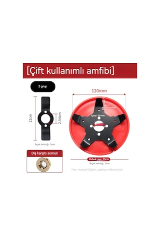 Activev Çim Biçme Makinesi Bıçağı Amfibi Çok Fonksiyonlu Ayıklama Diski