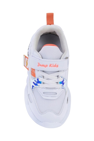 Jump 24936 Beyaz - Somon Pembe Kız Çocuk Spor Ayakkabı Beyaz