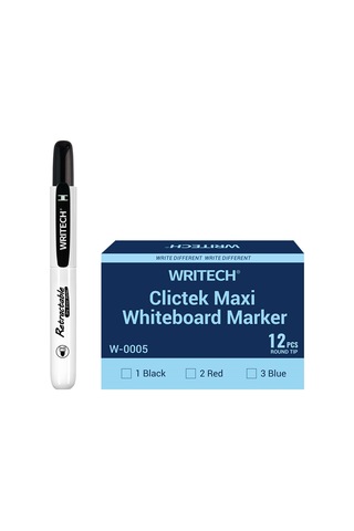 Wrıtech W-0005wb Basmalı Jumbo Tahta Kalemi Siyah - 12'li Kutu