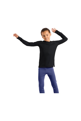 Odlo Odlo Active Warm Kids Bl Top Crew Neck L/s Unisex Çocuk Siyah Içlik Üst 6000 Siyah