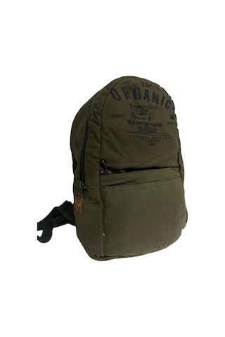 Old Cotton Cargo Kaliteli Tek Bölmeli Vintage Disayn Sırt Gezi Çantası Zermatt Bag 5122 Koyu Yeşil