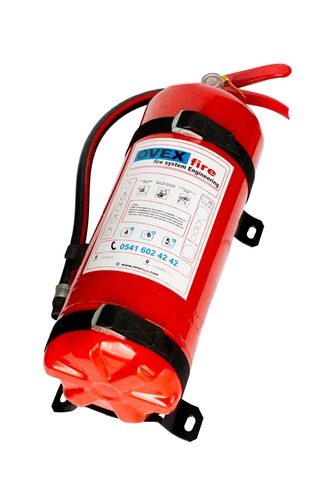 Kayışlı Söndürme Cihazı Braketi Yangın Söndürme Tüpü 6 KG