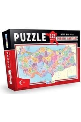 Blue Focus Puzzle Türkeye Haritası Bf-124