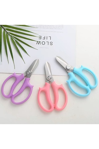 Paslanmaz Çelik Bahçe Makası Çiçek Budama Makası Çiçek Makası Yeşil