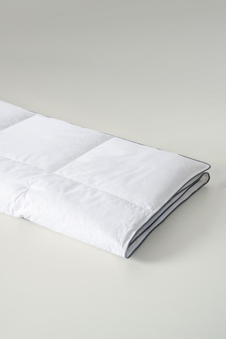 Varol Premium Kaz Tüyü Yorgan %70 Gıdık / %30 Sırt Tek Kişilik 155 215 Cm Beyaz