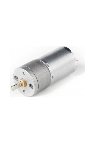 12v 60rpm Jga25-370 Redüktörlü Dc Motor Metal Dişli Yüksek Tork Kuvvet 25mm Robot