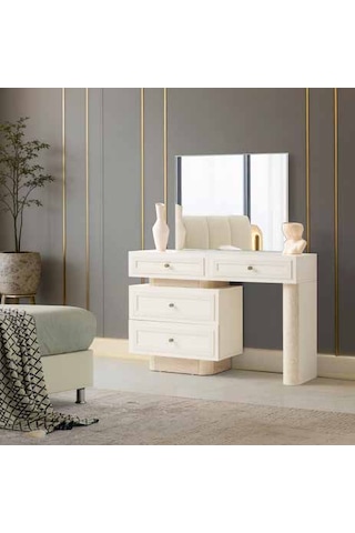 Lucca Tamamı Mdf Membranlı Kapaklı Reflekte Camlı Yatak Odası Takımı Baza Ve Yatak Hariç Başlık Dahil