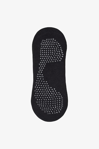 Penti Siyah Active Towel Babet Çorabı