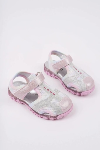 Papuçcity Arzen 03226 Ortopedik Önü Kapalı Kız Çocuk Sandalet Pembe