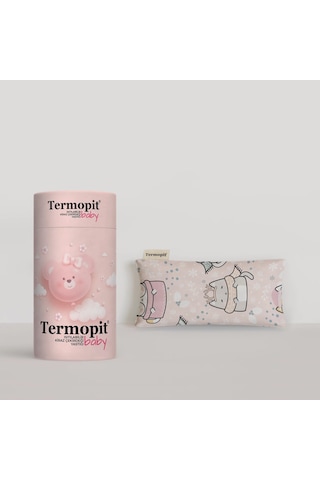 Termopit Kiraz Çekirdeği Yastığı Baby Pembe Kılıf Hediyeli