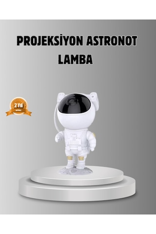 Astronot Galaksi Projeksiyon Lambası Bluetooth Bağlantılı Ve Uzaktan Kontrollü Çokrenkli