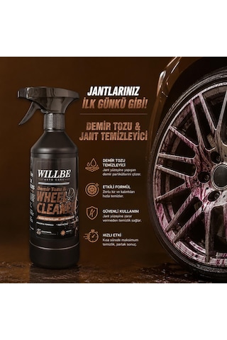 Willbe Auto Care Demir Tozu Partikül Jant Temizleyici 500ml