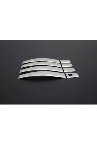 Omsa Line Opel Corsa D İle Uyumlu Krom Deco Kapı Kolu 4 Kapı Desenli 2006-2015 Arası