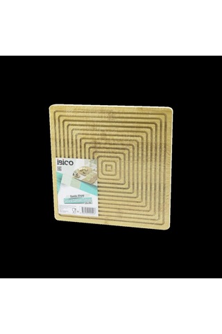 Jenerik Bambu Servis Ve Sunum Tahtası 28x28 Cm Çift Taraflı Çok Renkli