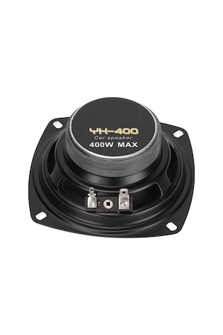 Geeroyoo Yh-400 400w 4 İnç Oto Hoparlörü - 60hz-20khz Frekans Aralığı, 93db Hassasiyet, 4 Ohm, Dürtüye Dayanıklı, Tüm Araç Ses Sistemleri İçin Siyah