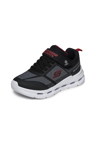 Skechers Glide-step Lights Çocuk Spor Ayakkabı Siyah