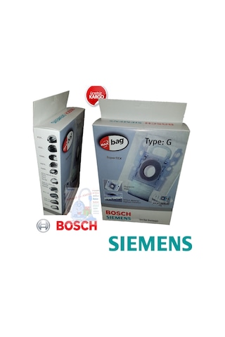 Siemens Uyumlu Vs06B1110 Toz Torbası 4 Adet - Micro Filtre Hediyeli -