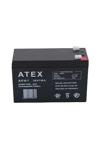 Mep Atex Ax12-7 12v 7ah Akü Najmaddin