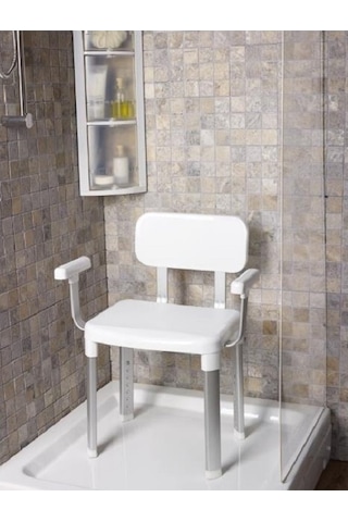 Cappadocia Sırt ve Kol Destekli Banyo Taburesi