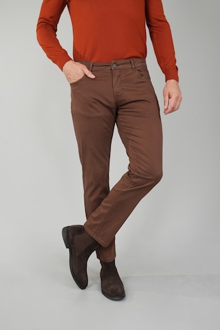 Bisse Erkek Kahve Chino Pamuklu 5 Cepli Spor Pantolon Pns25y25103 D11 Kahverengi