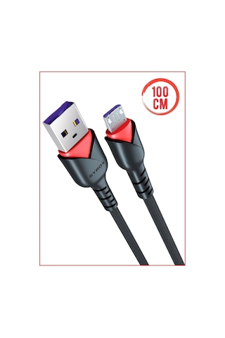 C91 2.0 Mah Micro 1 Mt Gül Desenli Kablo Araç Şarjı, Standart