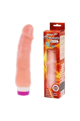 Truva Shop Pleasure Fantasy Real Vibe 20 Cm Realistik Titreşimli Vibratör Anal Penis Dildo