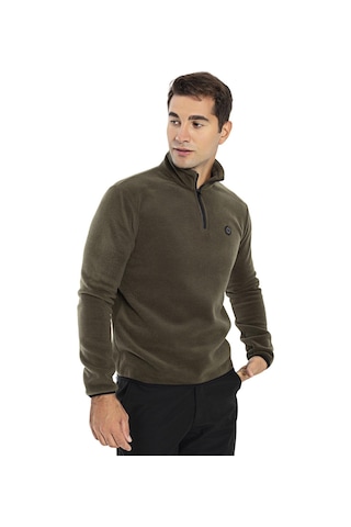 Crozwise Yarım Fermuarlı Erkek Polar Sweatshırt 001