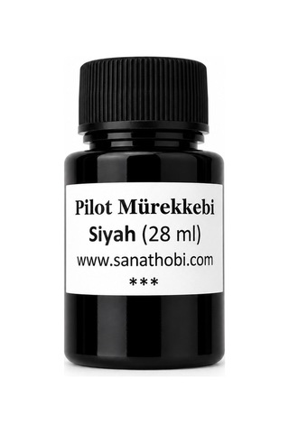 Pilot Parallel Pen Mürekkebi, Kaligrafi Pilot Mürekkebi, Koyu Siy Diğer