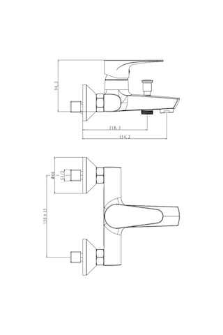 Creavit Sh150 Mafsallı El Duş Seti 3f Ve Liva Banyo Bataryası Krom