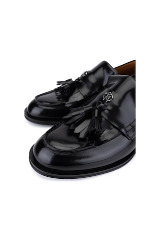 Roberto Cavalli Erkek Hakiki Deri Siyah Loafer Ayakkabı 780 29743 Erk Ayk Sk25-26 Nero Siyah