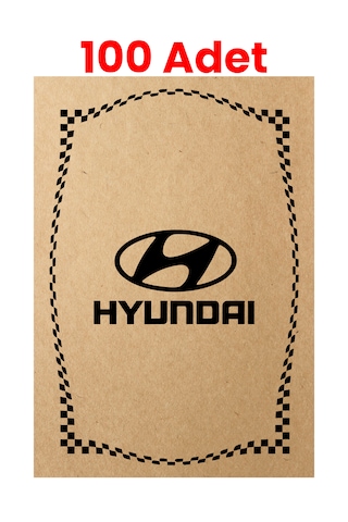 Kraft 120gr Hyundai Oto Paspas Kağıdı 100 Adet - 35x50cm - Kalın Kraft 120gr Hyundai Oto Paspas Kağıdı 100 Adet - 35x50cm - Kalın