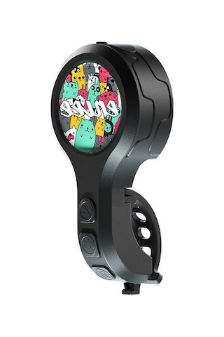 Artfulabode Yol Scooter Renkli Kornası Hırsızlığa Karşı Gidon Elektrikli Dağ Bisikletleri İçin Jv Çok Renkli